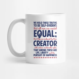 The Declaration of Independence Mug